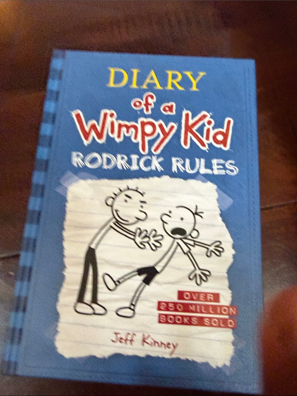 Diary of a Wimpy Kid: Rodrick Rules - Blue Kids Book by Jeff Kinney
